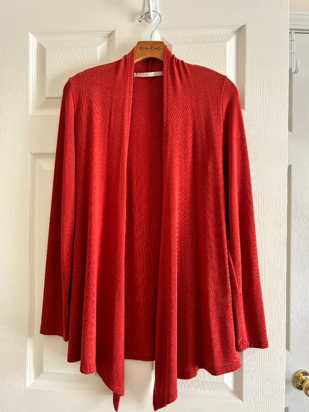 Hawthorn Open Cardigan in Pretty Deep Orange